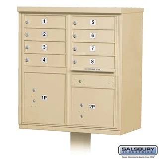 Standard CBU — 8 Tenant Doors, 1 Parcel Locker