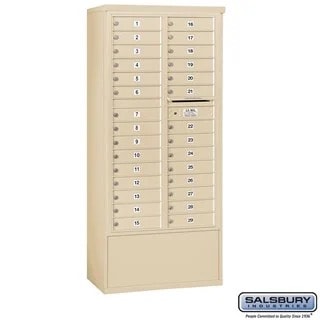 Standard CBU — 16 Tenant Doors, 2 Parcel Lockers